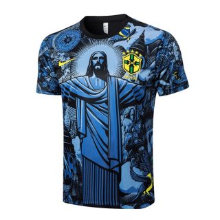 Camiseta Entrenamiento Brasil 2024-2025 Azul Camiseta Entrenamiento Brasil 2024-2025 Azul