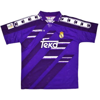 2ª Equipación Replica Camiseta Real Madrid Retro 1994 1996 Purpura 2ª Equipación Replica Camiseta Real Madrid Retro 1994 1996 Purpura