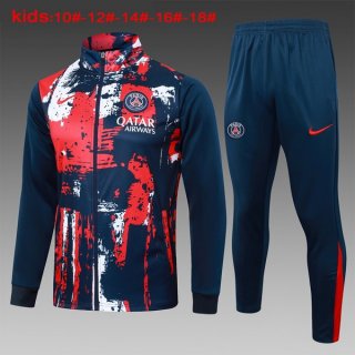 Niños Chandal PSG 2024-2025 Rojo Azul 3 Niños Chandal PSG 2024-2025 Rojo Azul 3