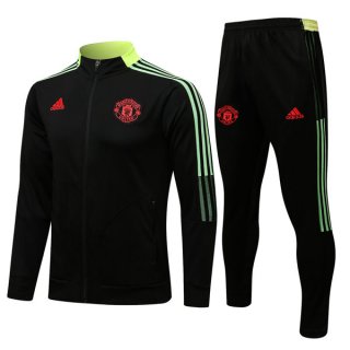 Chandal Manchester United 2022 Negro Verde Chandal Manchester United 2022 Negro Verde