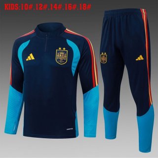 Ninos Sudadera De Training España 2026-2027 Azul 5
