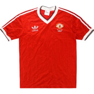 1ª Equipación Replica Camiseta Manchester United Retro 1983 Rojo 1ª Equipación Replica Camiseta Manchester United Retro 1983 Rojo