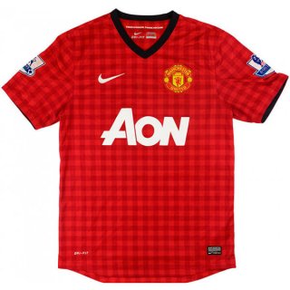1ª Equipación Replica Camiseta Manchester United Retro 2012 2013 Rojo 1ª Equipación Replica Camiseta Manchester United Retro 2012 2013 Rojo