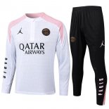 Sudadera De Training PSG 2024-2025 Blanco Rosa