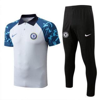 Polo Chelsea Conjunto Completo 2022-2023 Blanco Polo Chelsea Conjunto Completo 2022-2023 Blanco