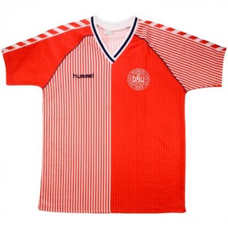 1ª Equipación Replica Camiseta Dinamarca Retro 1986 Rojo 1ª Equipación Replica Camiseta Dinamarca Retro 1986 Rojo