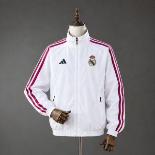 Chaqueta Real Madrid Full Zip 2026-2027 Blanco