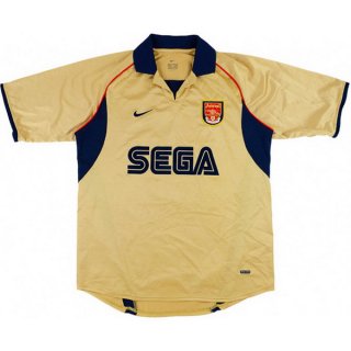2ª Equipación Replica Camiseta Arsenal Retro 2001 2002 Amarillo 2ª Equipación Replica Camiseta Arsenal Retro 2001 2002 Amarillo