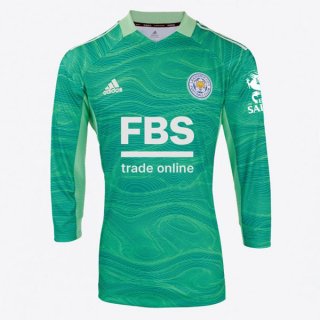 Replica Camiseta Leicester City Portero ML 2021-2022 Verde Replica Camiseta Leicester City Portero ML 2021-2022 Verde