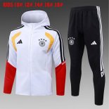 Ninos Chandal Con Capucha Alemania 2026-2027 Blanco 2