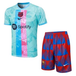 Camiseta Entrenamiento Barcelona Conjunto Completo 2023-2024 Verde Camiseta Entrenamiento Barcelona Conjunto Completo 2023-2024 Verde