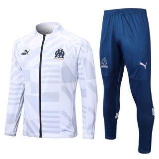 Chandal Marsella 2022-2023 Blanco Azul Chandal Marsella 2022-2023 Blanco Azul