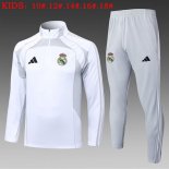 Ninos Sudadera De Training Real Madrid 2025-2026 Blanco 6