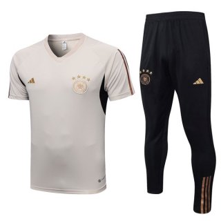 Entrenamiento Alemania Conjunto Completo 2022-2023 Gris Negro Entrenamiento Alemania Conjunto Completo 2022-2023 Gris Negro