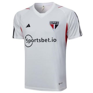 Camiseta Entrenamiento Sao Paulo 2023-2024 Blanco Camiseta Entrenamiento Sao Paulo 2023-2024 Blanco