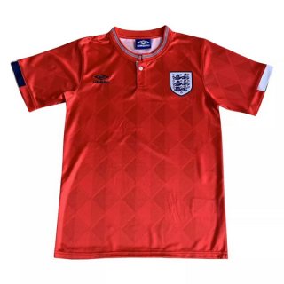 2ª Equipación Replica Camiseta Inglaterra Retro 1989 Rojo 2ª Equipación Replica Camiseta Inglaterra Retro 1989 Rojo