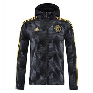 Rompevientos Manchester United 2022-2023 Gris Negro Rompevientos Manchester United 2022-2023 Gris Negro
