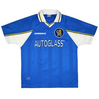 1ª Equipación Replica Camiseta Chelsea Retro 1997 1999 Azul 1ª Equipación Replica Camiseta Chelsea Retro 1997 1999 Azul