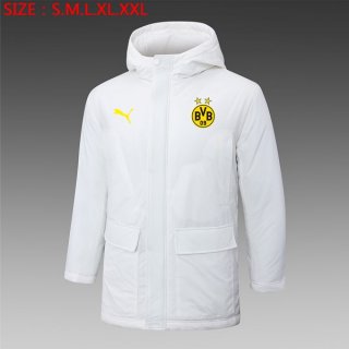 Abrigo Borussia Dortmund 2024-2025 Blanco Abrigo Borussia Dortmund 2024-2025 Blanco