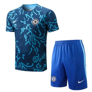 Camiseta Entrenamiento Chelsea Conjunto Completo 2022-2023 Azul Camiseta Entrenamiento Chelsea Conjunto Completo 2022-2023 Azul