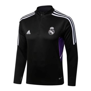 Sudadera De Training Real Madrid Top 2023 Negro Sudadera De Training Real Madrid Top 2023 Negro