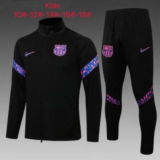 Niño Chandal Barcelona 2022 Negro Rosa Niño Chandal Barcelona 2022 Negro Rosa