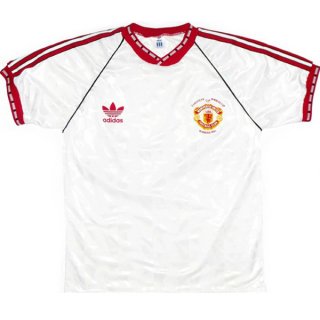 2ª Equipación Replica Camiseta Manchester United Retro 1991 Blanco 2ª Equipación Replica Camiseta Manchester United Retro 1991 Blanco