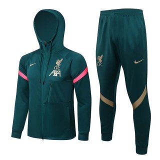 Chandal Con Capucha Liverpool 2022 Verde Chandal Con Capucha Liverpool 2022 Verde