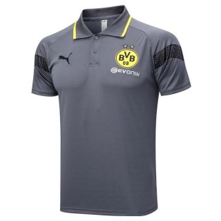 Polo Borussia Dortmund 2023-2024 Gris Polo Borussia Dortmund 2023-2024 Gris