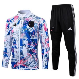 Sudadera De Training Japón 2025-2026 Azul Blanco 5