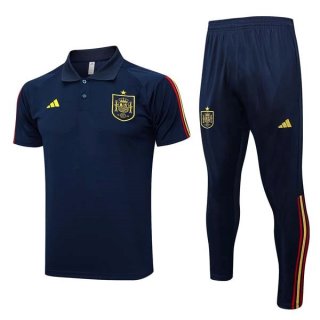 Polo Espana Conjunto Completo 2023-2024 Azul Polo Espana Conjunto Completo 2023-2024 Azul
