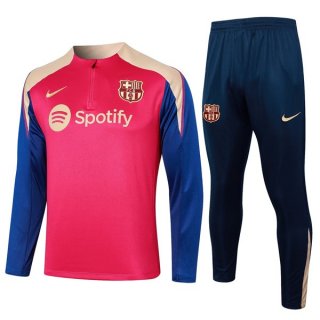 Sudadera De Training Barcelona 2024-2025 Rojo Azul Sudadera De Training Barcelona 2024-2025 Rojo Azul