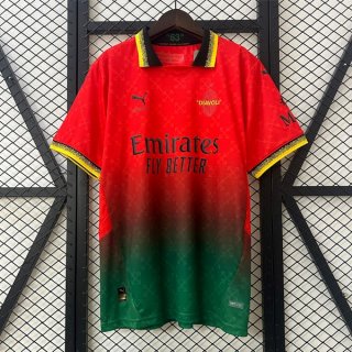 Tailandia Camiseta AC Milan Co-Branded Edition 2025-2026 Rojo Tailandia Camiseta AC Milan Co-Branded Edition 2025-2026 Rojo