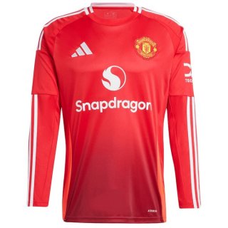 Tailandia Camiseta Manchester United 1ª Equipación ML 2024-2025 Tailandia Camiseta Manchester United 1ª Equipación ML 2024-2025