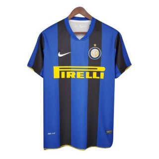 Tailandia Camiseta Inter De Milán 1ª Equipación Retro 2008 2009 Tailandia Camiseta Inter De Milán 1ª Equipación Retro 2008 2009