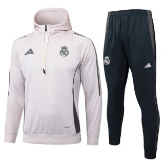 Chandal Con Capucha Real Madrid 2025-2026 Rosa Chandal Con Capucha Real Madrid 2025-2026 Rosa