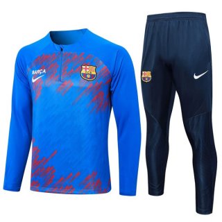 Sudadera De Training Barcelona 2024-2025 Azul Rojo Sudadera De Training Barcelona 2024-2025 Azul Rojo