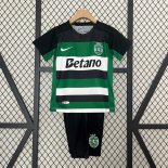 Camiseta Sporting De Lisboa 1ª Equipación Niño 2024-2025