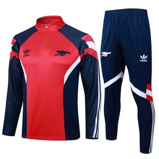 Sudadera De Training Arsenal 2024-2025 Rojo Azul Sudadera De Training Arsenal 2024-2025 Rojo Azul