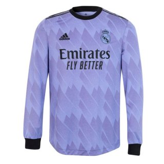 Tailandia Camiseta Real Madrid 2ª Equipación ML 2022-2023 Tailandia Camiseta Real Madrid 2ª Equipación ML 2022-2023