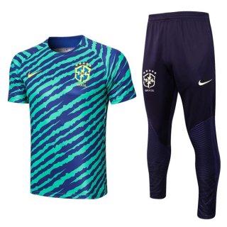 Entrenamiento Brasil Conjunto Completo 2022-2023 Verde Azul Entrenamiento Brasil Conjunto Completo 2022-2023 Verde Azul
