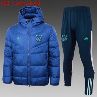 Abrigo Plumón Ajax Conjunto Completo 2024-2025 Azul Abrigo Plumón Ajax Conjunto Completo 2024-2025 Azul