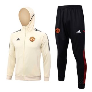 Chandal Con Capucha Manchester United 2023-2024 Amarillo Chandal Con Capucha Manchester United 2023-2024 Amarillo