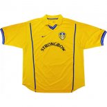 1ª Equipación Replica Camiseta Leeds United Retro 2000 2002 Amarillo