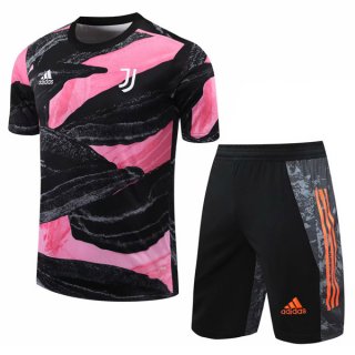 Camiseta Entrenamiento Juventus Conjunto Completo 2021-2022 Rosa Negro Camiseta Entrenamiento Juventus Conjunto Completo 2021-2022 Rosa Negro