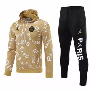 Chandal Con Capucha PSG 2021-2022 Amarillo Negro Chandal Con Capucha PSG 2021-2022 Amarillo Negro
