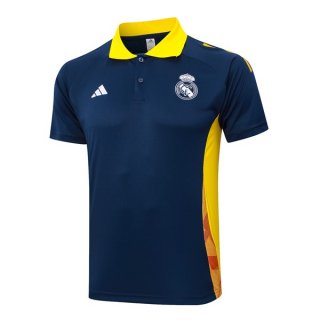 Polo Real Madrid 2024-2025 Azul Amarillo 2 Polo Real Madrid 2024-2025 Azul Amarillo 2