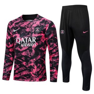 Sudadera De Training PSG 2022-2023 Rosa Gris Sudadera De Training PSG 2022-2023 Rosa Gris