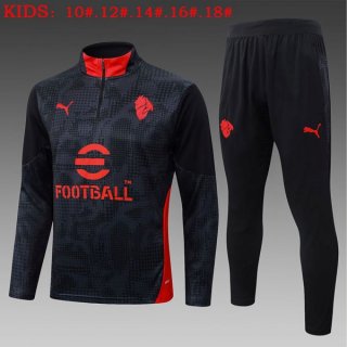 Ninos Sudadera De Training AC Milan 2026-2027 Negro