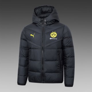 Abrigo Plumón Borussia Dortmund 2024-2025 Negro Abrigo Plumón Borussia Dortmund 2024-2025 Negro